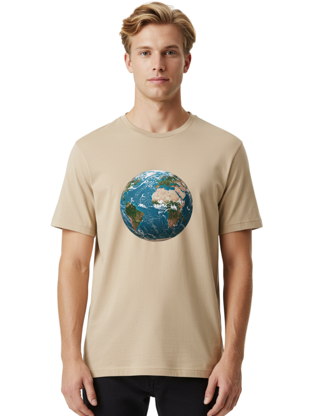 Earth-Globe Men'S Graphic Tee, 100% Cotton, Comfortable Casual Summer Wear, Machine Washable, Vintage Camera, Old Camera, Antique Camera, Black Camera, Classic Photography, Photography Equipment, Nostalgic Device, Film Camera, Camera Art Bao384