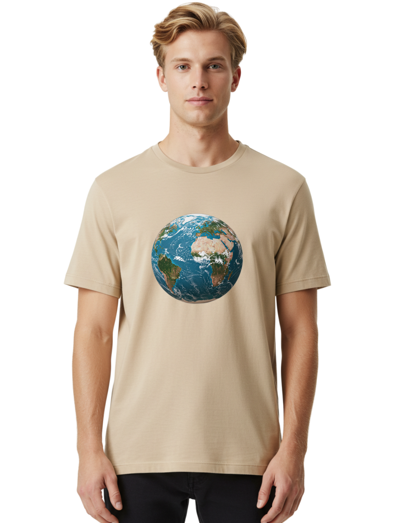 Earth-Globe Men'S Graphic Tee, 100% Cotton, Comfortable Casual Summer Wear, Machine Washable, Vintage Camera, Old Camera, Antique Camera, Black Camera, Classic Photography, Photography Equipment, Nostalgic Device, Film Camera, Camera Art Bao384
