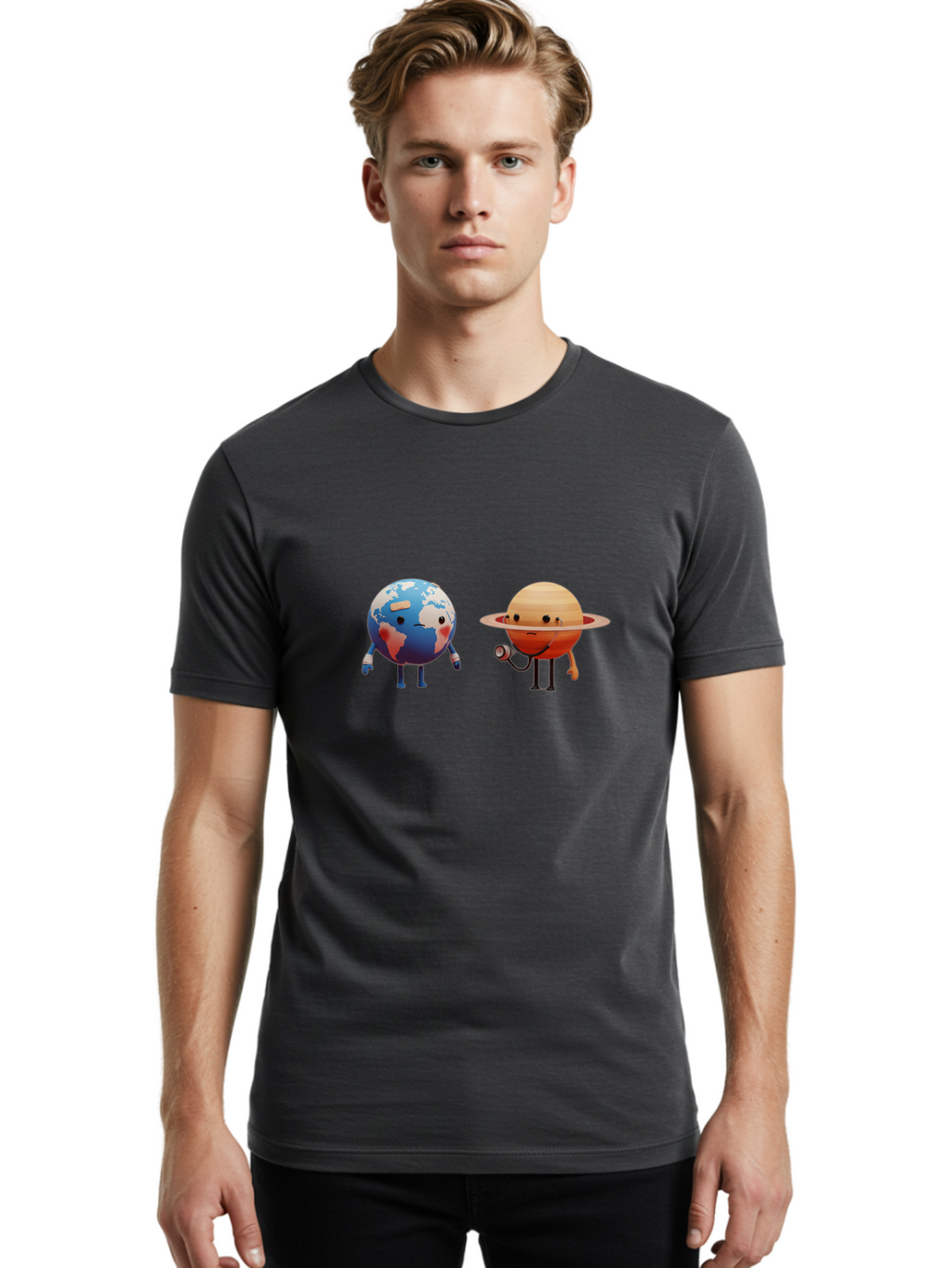 Earth-Saturn-Characters Men'S Graphic Tee, 100% Cotton, Comfortable Casual Summer Wear, Machine Washable, Vintage Camera, Old Camera, Antique Camera, Black Camera, Classic Photography, Photography Equipment, Nostalgic Device, Film Camera, Bao385