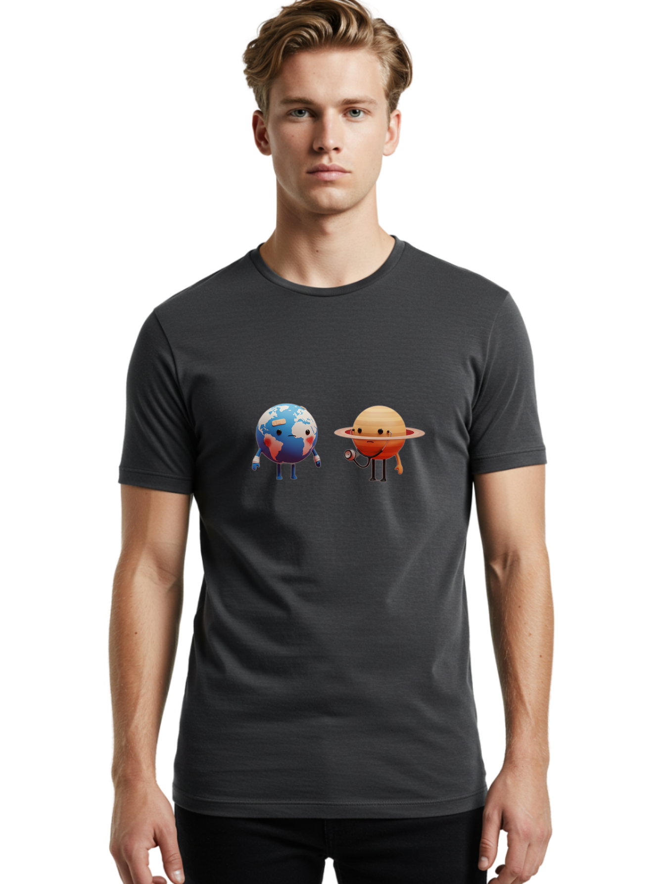 Earth-Saturn-Characters Men'S Graphic Tee, 100% Cotton, Comfortable Casual Summer Wear, Machine Washable, Vintage Camera, Old Camera, Antique Camera, Black Camera, Classic Photography, Photography Equipment, Nostalgic Device, Film Camera, Bao385