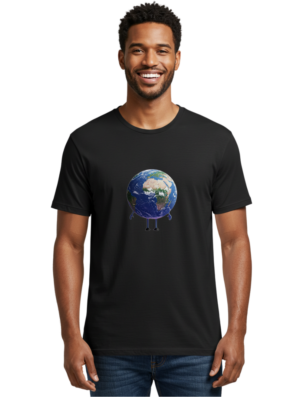 Earth Men'S Graphic Tee, 100% Cotton, Comfortable Casual Summer Wear, Machine Washable, Vintage Camera, Old Camera, Antique Camera, Black Camera, Classic Photography, Photography Equipment, Nostalgic Device, Film Camera, Camera Art Bao388