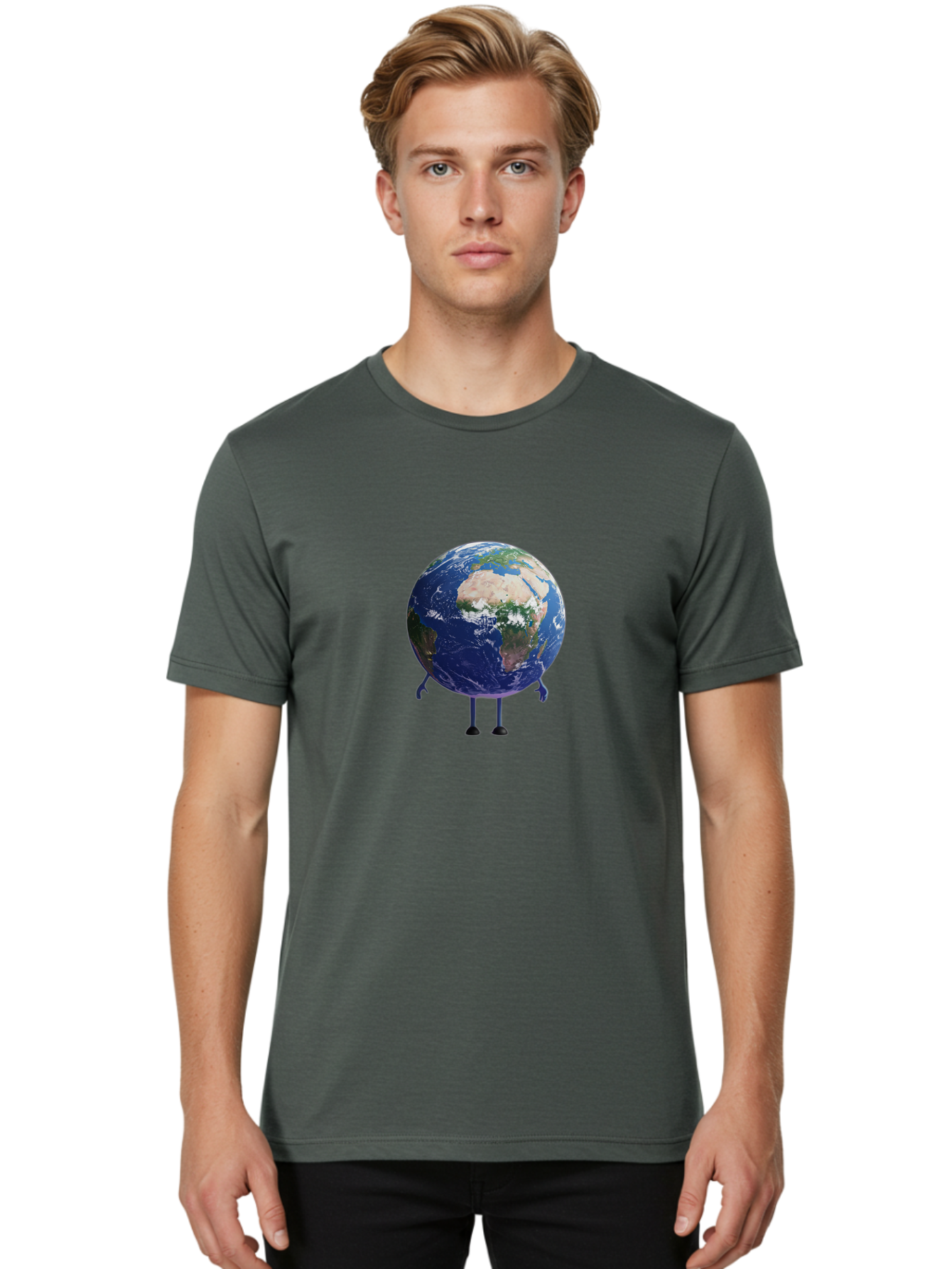 Earth Men'S Graphic Tee, 100% Cotton, Comfortable Casual Summer Wear, Machine Washable, Vintage Camera, Old Camera, Antique Camera, Black Camera, Classic Photography, Photography Equipment, Nostalgic Device, Film Camera, Camera Art Bao388