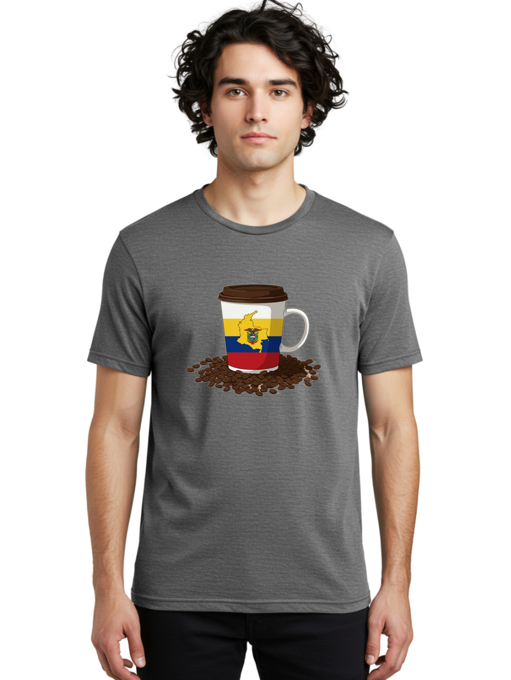 Ecuadorian-Coffee-Cup Men'S Graphic Tee, 100% Cotton, Comfortable Casual Summer Wear, Machine Washable, Vintage Camera, Old Camera, Antique Camera, Black Camera, Classic Photography, Photography Equipment, Nostalgic Device, Film Camera, Bao389