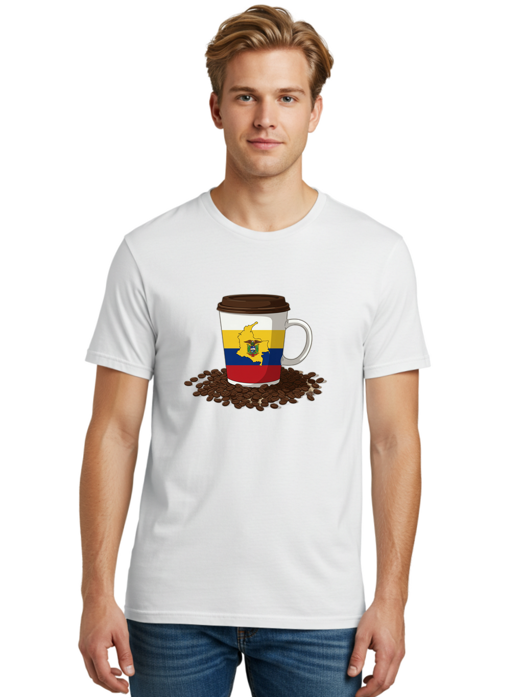 Ecuadorian-Coffee-Cup Men'S Graphic Tee, 100% Cotton, Comfortable Casual Summer Wear, Machine Washable, Vintage Camera, Old Camera, Antique Camera, Black Camera, Classic Photography, Photography Equipment, Nostalgic Device, Film Camera, Bao389