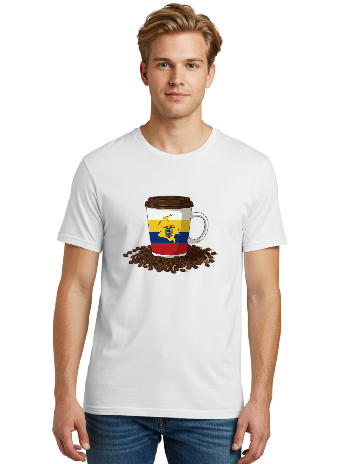 Ecuadorian-Coffee-Cup Men'S Graphic Tee, 100% Cotton, Comfortable Casual Summer Wear, Machine Washable, Vintage Camera, Old Camera, Antique Camera, Black Camera, Classic Photography, Photography Equipment, Nostalgic Device, Film Camera, Bao389