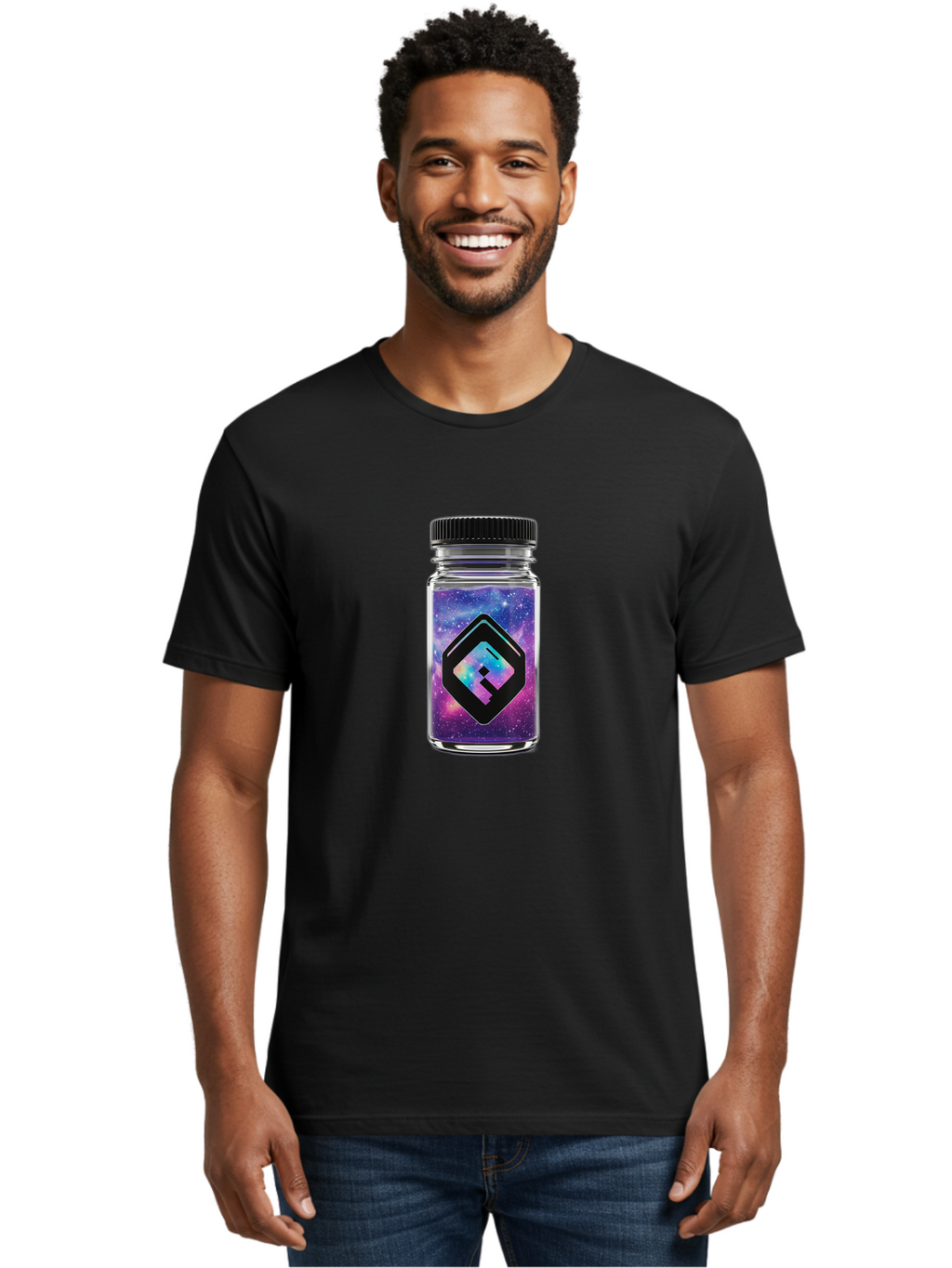 Ef-Logo-In-Jar Men'S Graphic Tee, 100% Cotton, Comfortable Casual Summer Wear, Machine Washable, Vintage Camera, Old Camera, Antique Camera, Black Camera, Classic Photography, Photography Equipment, Nostalgic Device, Film Camera, Camera Art Bao390