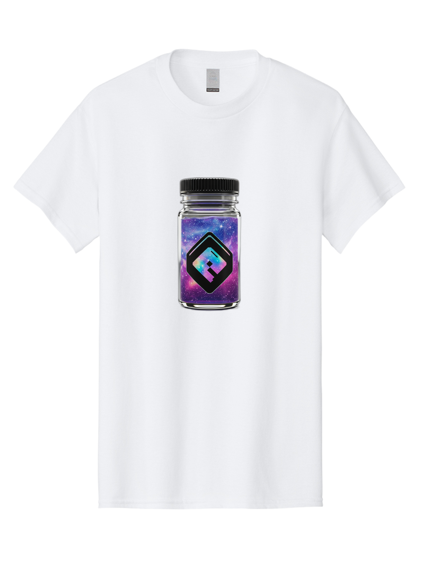Ef-Logo-In-Jar Men'S Graphic Tee, 100% Cotton, Comfortable Casual Summer Wear, Machine Washable, Vintage Camera, Old Camera, Antique Camera, Black Camera, Classic Photography, Photography Equipment, Nostalgic Device, Film Camera, Camera Art Bao390