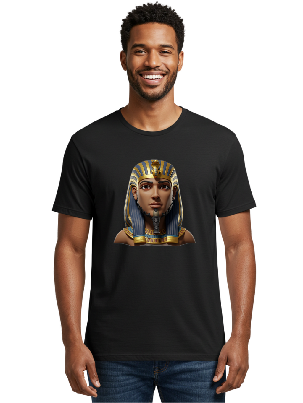 Egyptian-King Men'S Graphic Tee, 100% Cotton, Comfortable Casual Summer Wear, Machine Washable, Vintage Camera, Old Camera, Antique Camera, Black Camera, Classic Photography, Photography Equipment, Nostalgic Device, Film Camera, Camera Art Bao391