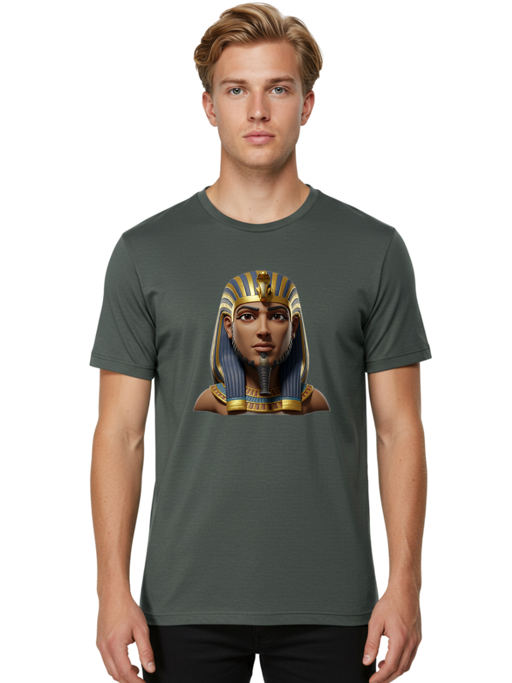 Egyptian-King Men'S Graphic Tee, 100% Cotton, Comfortable Casual Summer Wear, Machine Washable, Vintage Camera, Old Camera, Antique Camera, Black Camera, Classic Photography, Photography Equipment, Nostalgic Device, Film Camera, Camera Art Bao391