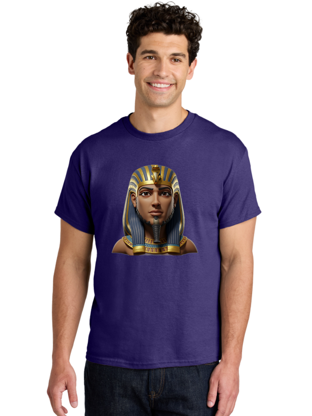Egyptian-King Men'S Graphic Tee, 100% Cotton, Comfortable Casual Summer Wear, Machine Washable, Vintage Camera, Old Camera, Antique Camera, Black Camera, Classic Photography, Photography Equipment, Nostalgic Device, Film Camera, Camera Art Bao391