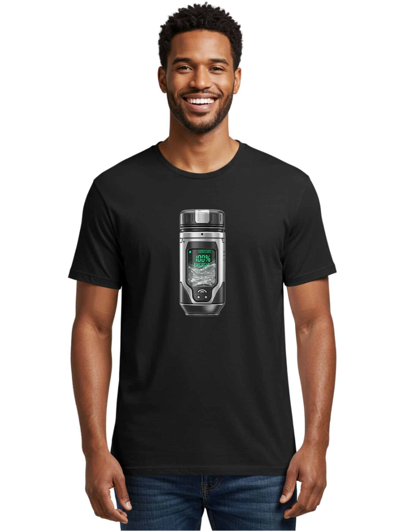Energy-Thermos Men'S Graphic Tee, 100% Cotton, Comfortable Casual Summer Wear, Machine Washable, Vintage Camera, Old Camera, Antique Camera, Black Camera, Classic Photography, Photography Equipment, Nostalgic Device, Film Camera, Camera Art Bao394