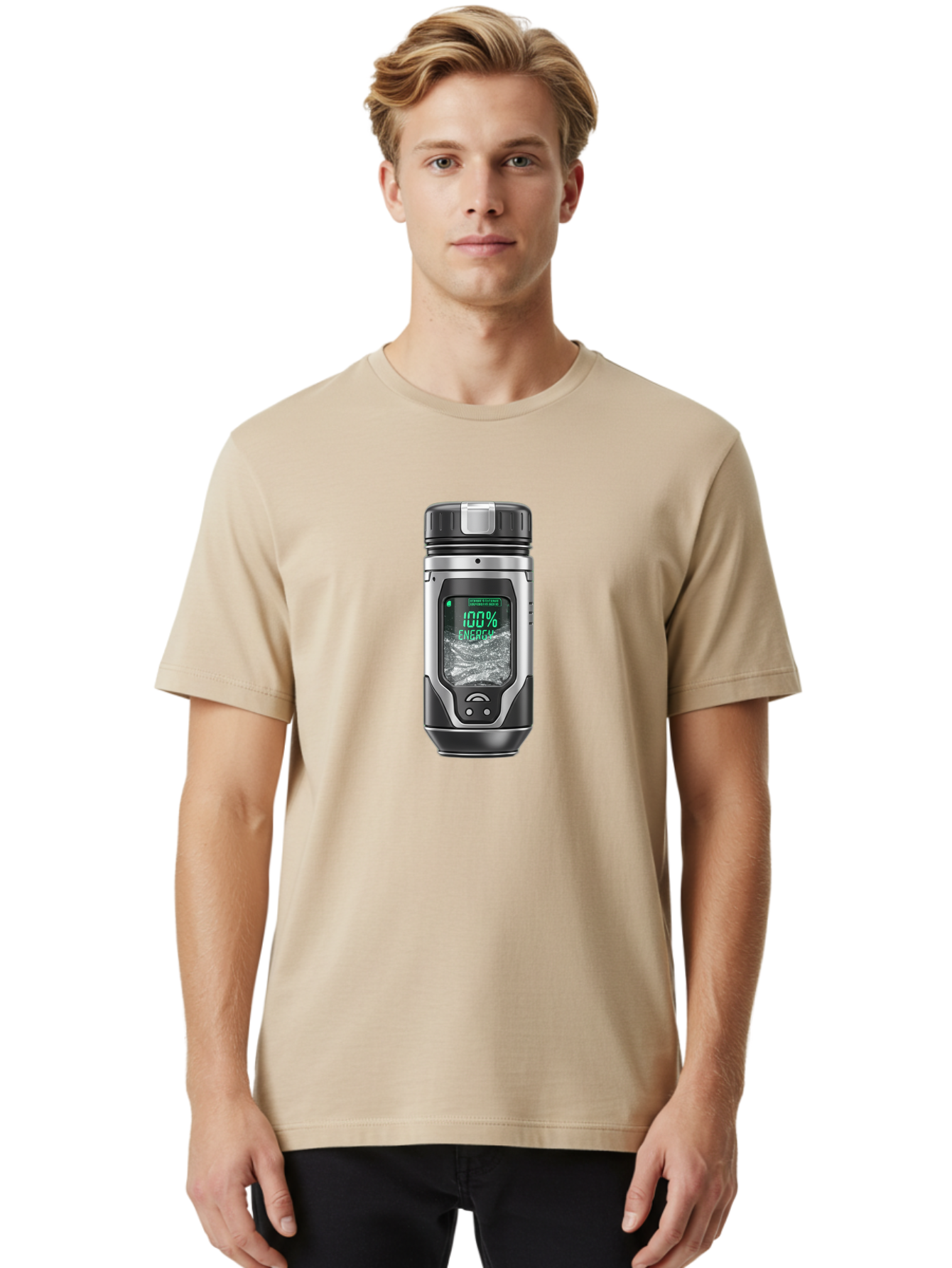 Energy-Thermos Men'S Graphic Tee, 100% Cotton, Comfortable Casual Summer Wear, Machine Washable, Vintage Camera, Old Camera, Antique Camera, Black Camera, Classic Photography, Photography Equipment, Nostalgic Device, Film Camera, Camera Art Bao394