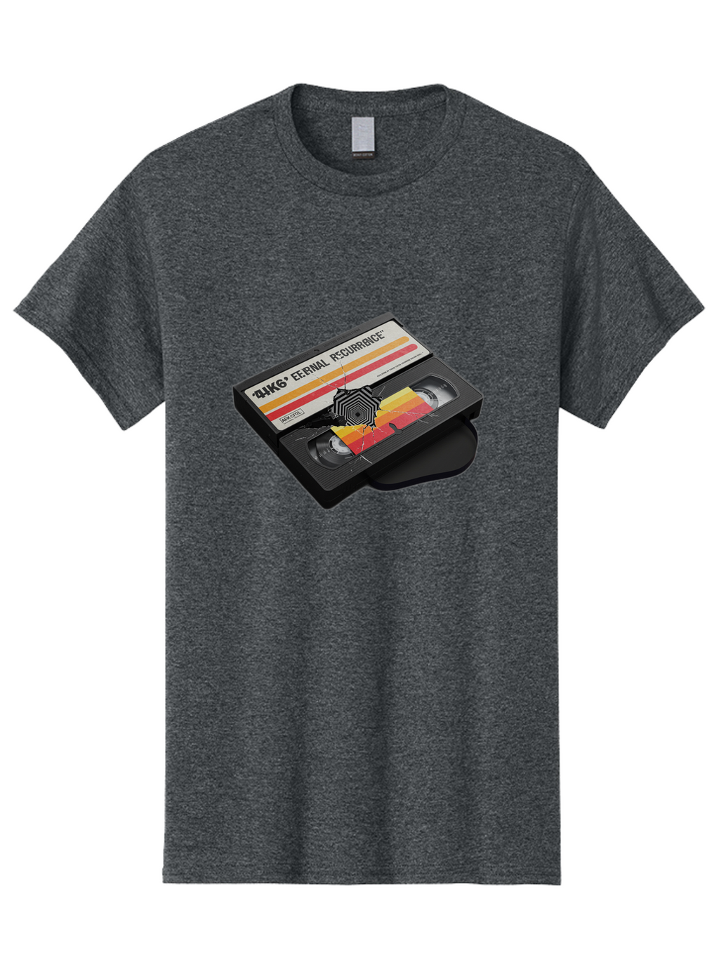Eternal-Recurrence Men'S Graphic Tee, 100% Cotton, Comfortable Casual Summer Wear, Machine Washable, Vintage Camera, Old Camera, Antique Camera, Black Camera, Classic Photography, Photography Equipment, Nostalgic Device, Film Camera, Bao396