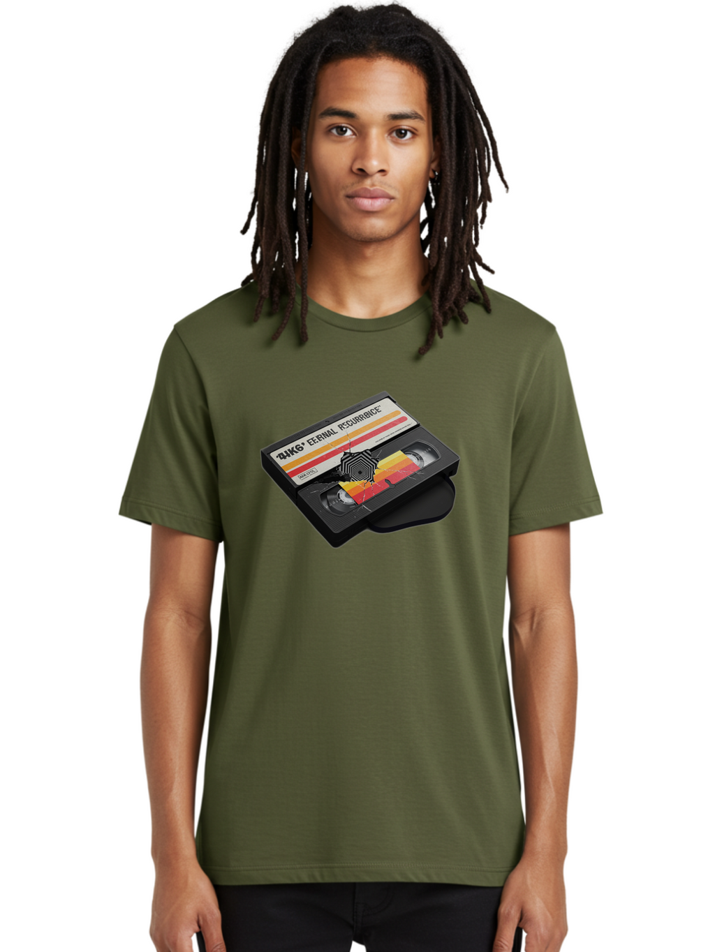 Eternal-Recurrence Men'S Graphic Tee, 100% Cotton, Comfortable Casual Summer Wear, Machine Washable, Vintage Camera, Old Camera, Antique Camera, Black Camera, Classic Photography, Photography Equipment, Nostalgic Device, Film Camera, Bao396