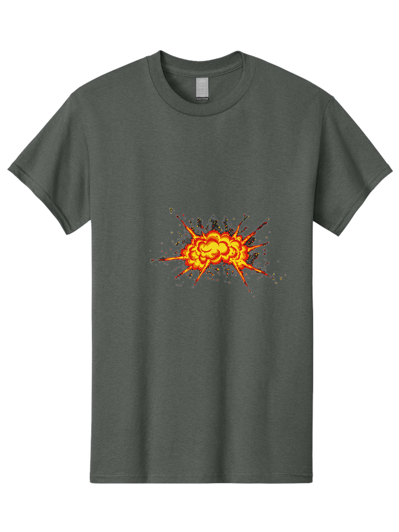 Explosion Men'S Graphic Tee, 100% Cotton, Comfortable Casual Summer Wear, Machine Washable, Vintage Camera, Old Camera, Antique Camera, Black Camera, Classic Photography, Photography Equipment, Nostalgic Device, Film Camera, Camera Art Bao397
