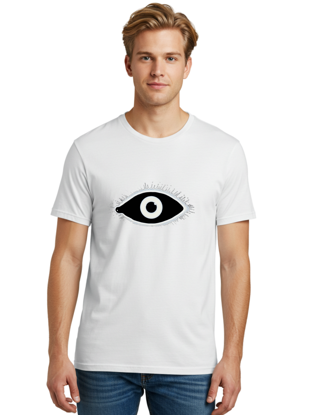 Eye Men'S Graphic Tee, 100% Cotton, Comfortable Casual Summer Wear, Machine Washable, Vintage Camera, Old Camera, Antique Camera, Black Camera, Classic Photography, Photography Equipment, Nostalgic Device, Film Camera, Camera Art Bao400