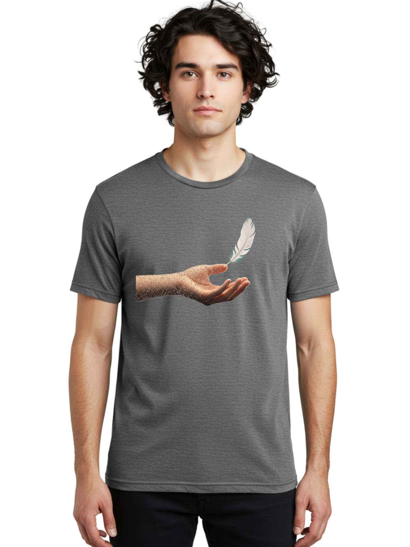 Feather-And-Hand Men'S Graphic Tee, 100% Cotton, Comfortable Casual Summer Wear, Machine Washable, Vintage Camera, Old Camera, Antique Camera, Black Camera, Classic Photography, Photography Equipment, Nostalgic Device, Film Camera, Camera Art Bao402
