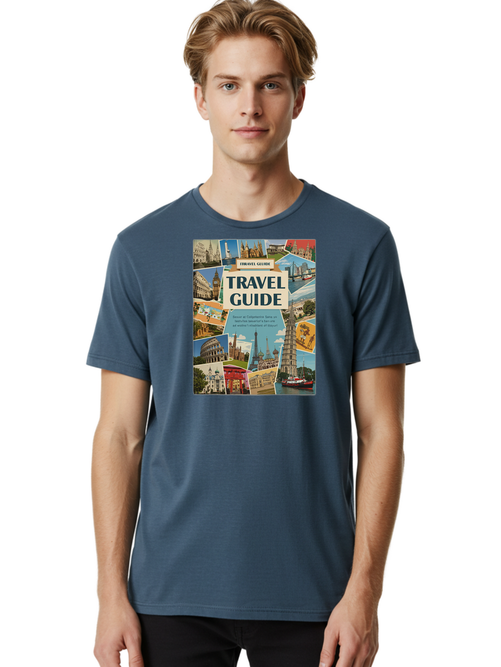 Fibtravel-Guide Men'S Graphic Tee, 100% Cotton, Comfortable Casual Summer Wear, Machine Washable, Vintage Camera, Old Camera, Antique Camera, Black Camera, Classic Photography, Photography Equipment, Nostalgic Device, Film Camera, Camera Art Bao404