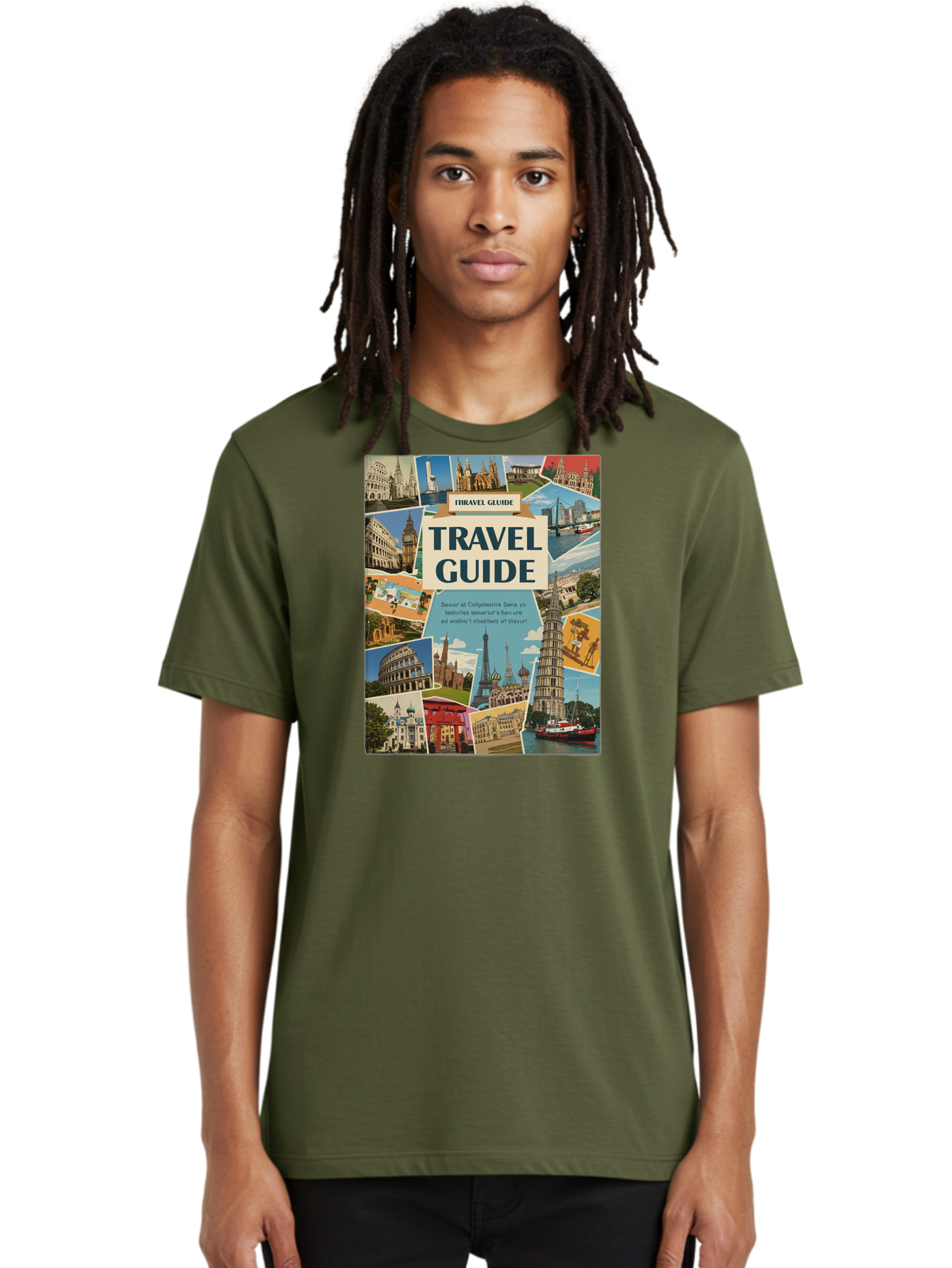 Fibtravel-Guide Men'S Graphic Tee, 100% Cotton, Comfortable Casual Summer Wear, Machine Washable, Vintage Camera, Old Camera, Antique Camera, Black Camera, Classic Photography, Photography Equipment, Nostalgic Device, Film Camera, Camera Art Bao404