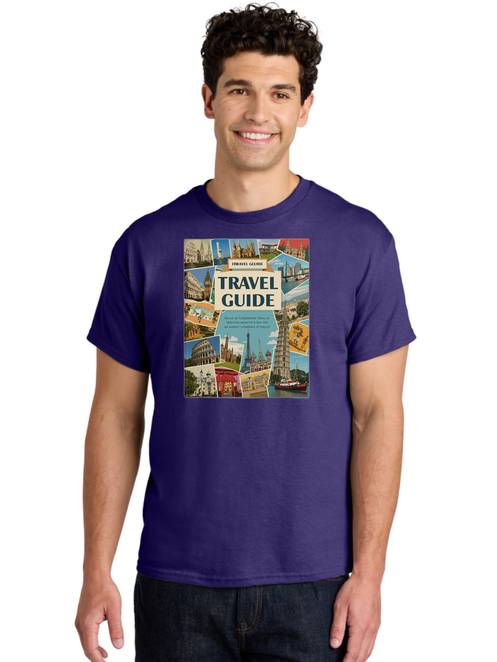 Fibtravel-Guide Men'S Graphic Tee, 100% Cotton, Comfortable Casual Summer Wear, Machine Washable, Vintage Camera, Old Camera, Antique Camera, Black Camera, Classic Photography, Photography Equipment, Nostalgic Device, Film Camera, Camera Art Bao404