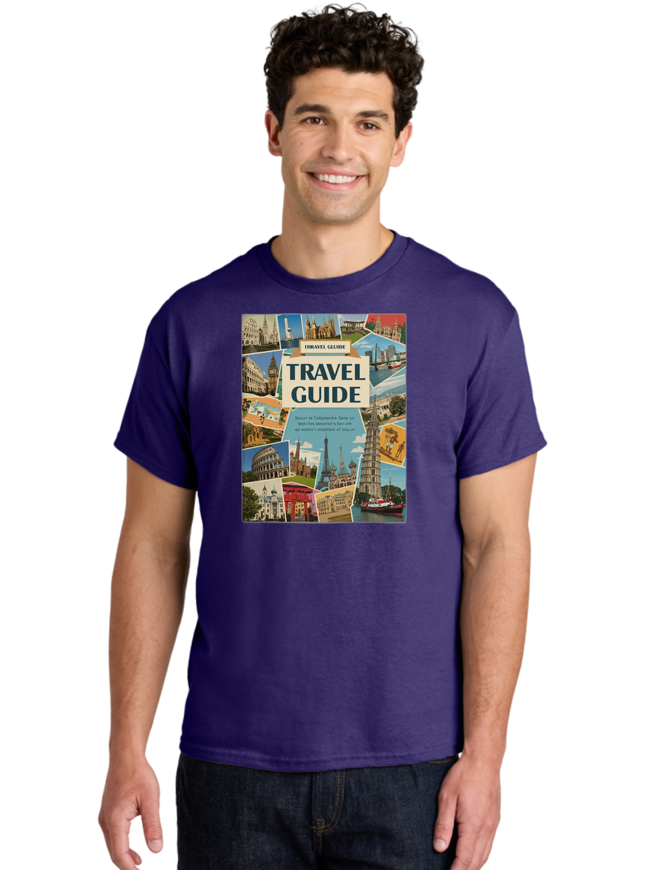 Fibtravel-Guide Men'S Graphic Tee, 100% Cotton, Comfortable Casual Summer Wear, Machine Washable, Vintage Camera, Old Camera, Antique Camera, Black Camera, Classic Photography, Photography Equipment, Nostalgic Device, Film Camera, Camera Art Bao404