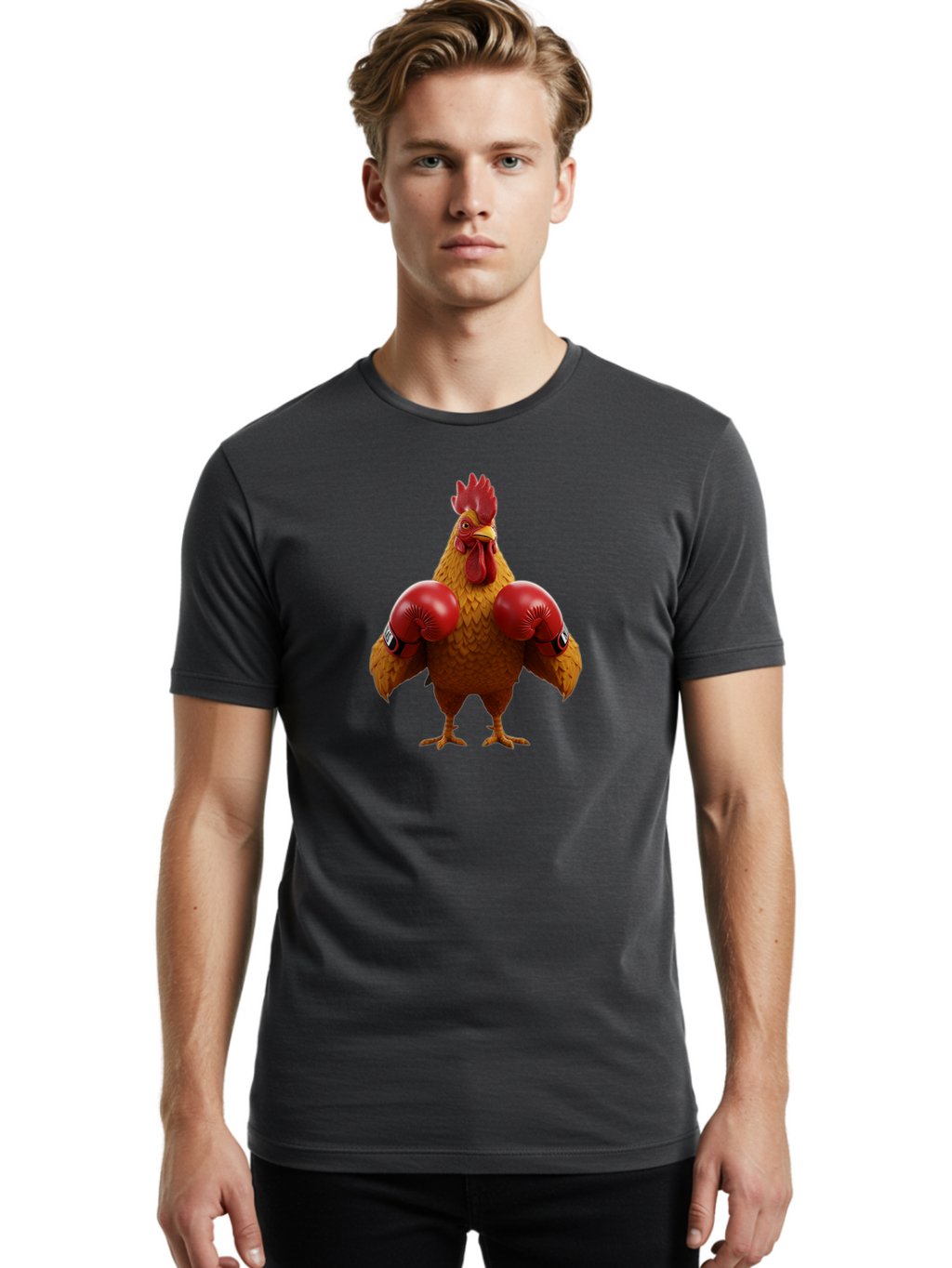 Fighting-Rooster Men'S Graphic Tee, 100% Cotton, Comfortable Casual Summer Wear, Machine Washable, Vintage Camera, Old Camera, Antique Camera, Black Camera, Classic Photography, Photography Equipment, Nostalgic Device, Film Camera, Camera Art Bao405