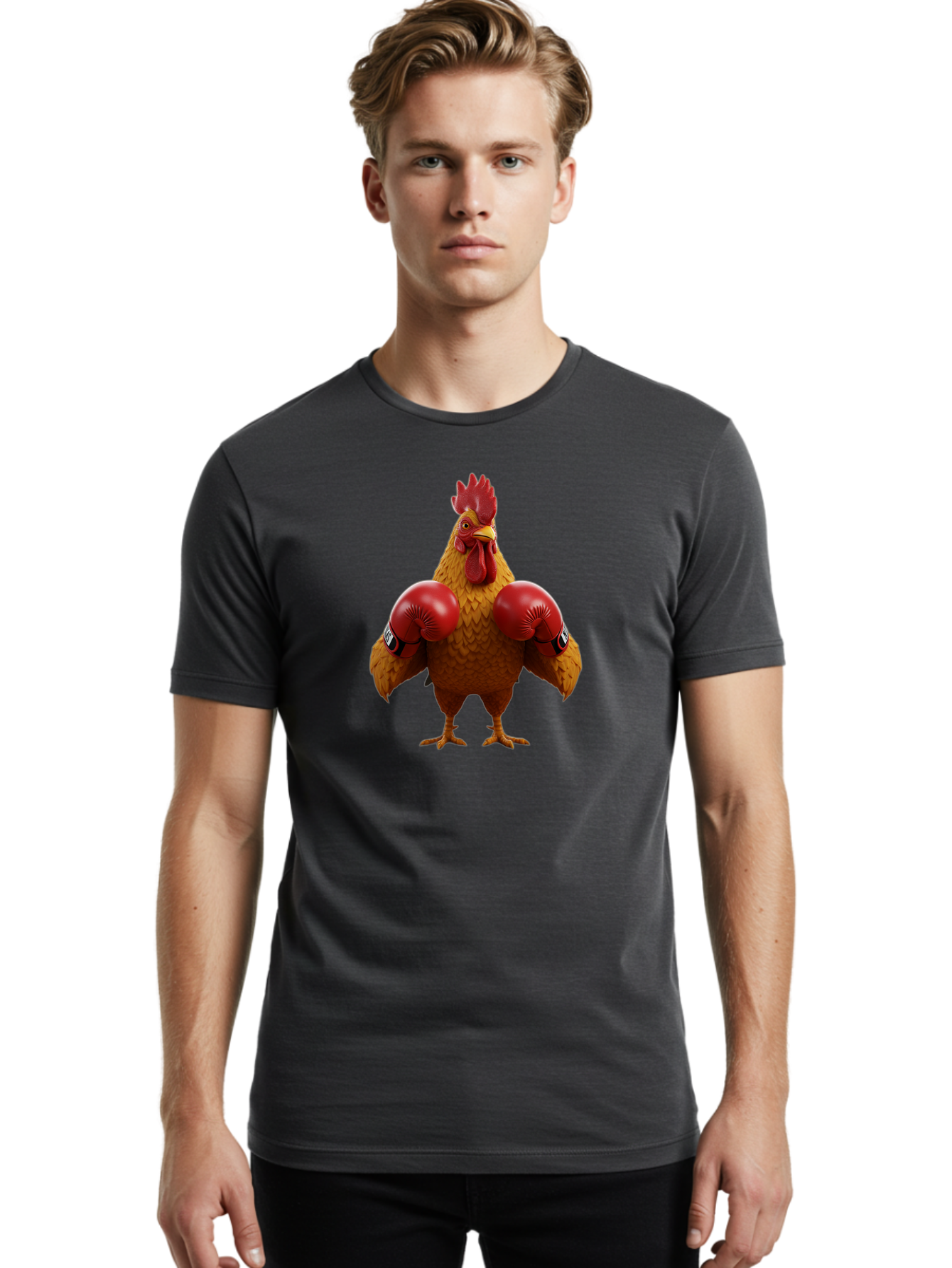 Fighting-Rooster Men'S Graphic Tee, 100% Cotton, Comfortable Casual Summer Wear, Machine Washable, Vintage Camera, Old Camera, Antique Camera, Black Camera, Classic Photography, Photography Equipment, Nostalgic Device, Film Camera, Camera Art Bao405