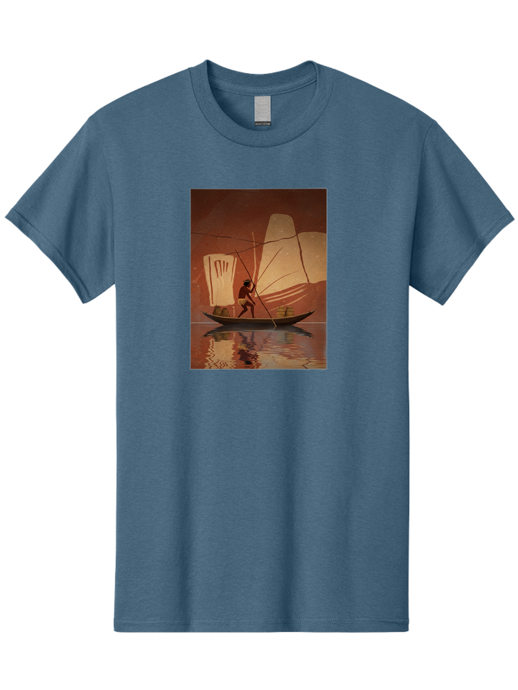 Fisherman-On-Boat Men'S Graphic Tee, 100% Cotton, Comfortable Casual Summer Wear, Machine Washable, Vintage Camera, Old Camera, Antique Camera, Black Camera, Classic Photography, Photography Equipment, Nostalgic Device, Film Camera, Camera Art Bao410