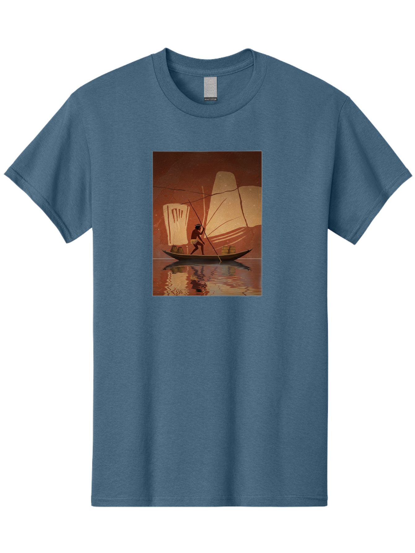 Fisherman-On-Boat Men'S Graphic Tee, 100% Cotton, Comfortable Casual Summer Wear, Machine Washable, Vintage Camera, Old Camera, Antique Camera, Black Camera, Classic Photography, Photography Equipment, Nostalgic Device, Film Camera, Camera Art Bao410