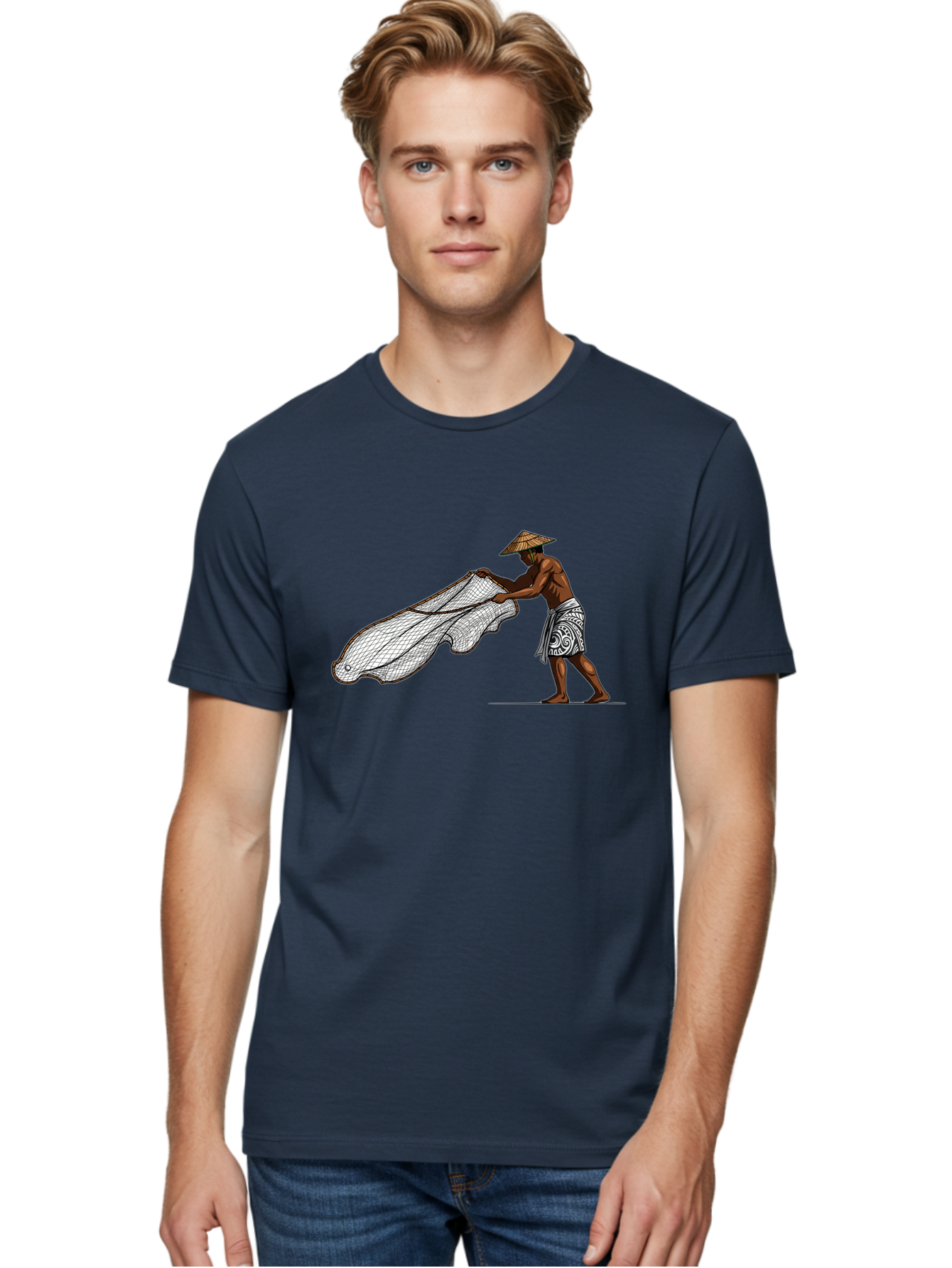 Fisherman-With-Net Men'S Graphic Tee, 100% Cotton, Comfortable Casual Summer Wear, Machine Washable, Vintage Camera, Old Camera, Antique Camera, Black Camera, Classic Photography, Photography Equipment, Nostalgic Device, Film Camera, Bao411