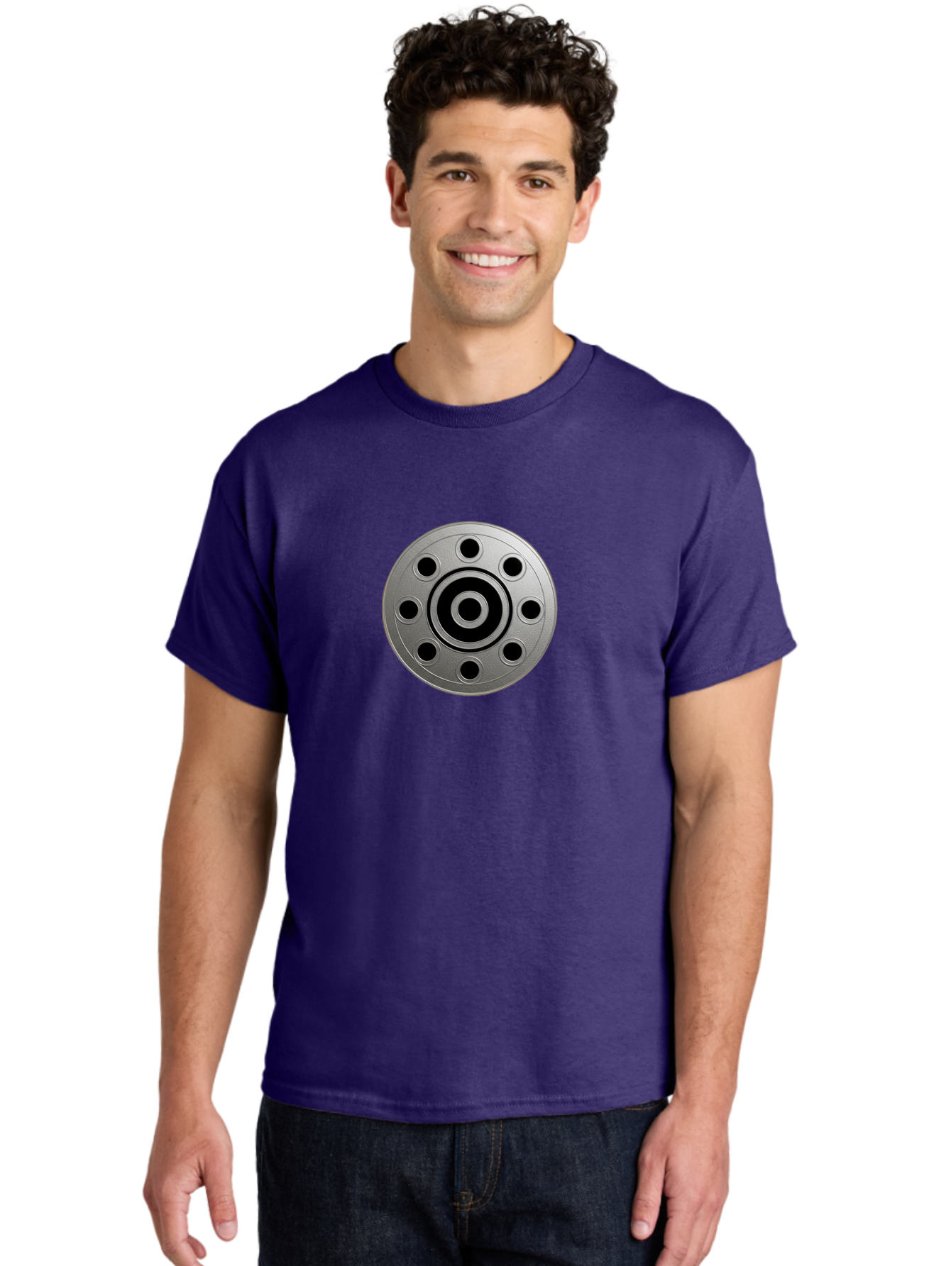 Flange-Bearing Men'S Graphic Tee, 100% Cotton, Comfortable Casual Summer Wear, Machine Washable, Vintage Camera, Old Camera, Antique Camera, Black Camera, Classic Photography, Photography Equipment, Nostalgic Device, Film Camera, Camera Art Bao415