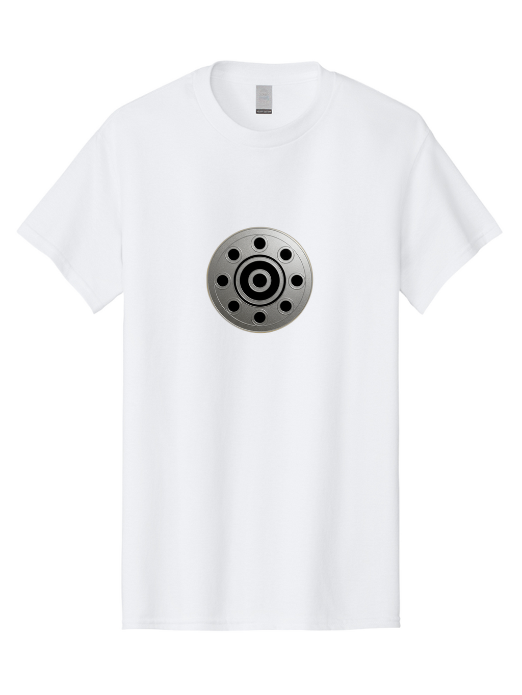 Flange-Bearing Men'S Graphic Tee, 100% Cotton, Comfortable Casual Summer Wear, Machine Washable, Vintage Camera, Old Camera, Antique Camera, Black Camera, Classic Photography, Photography Equipment, Nostalgic Device, Film Camera, Camera Art Bao415