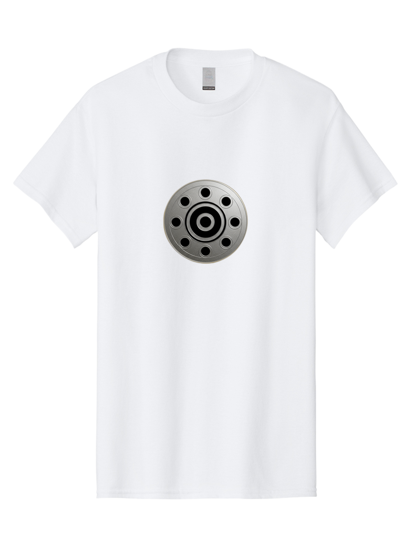 Flange-Bearing Men'S Graphic Tee, 100% Cotton, Comfortable Casual Summer Wear, Machine Washable, Vintage Camera, Old Camera, Antique Camera, Black Camera, Classic Photography, Photography Equipment, Nostalgic Device, Film Camera, Camera Art Bao415