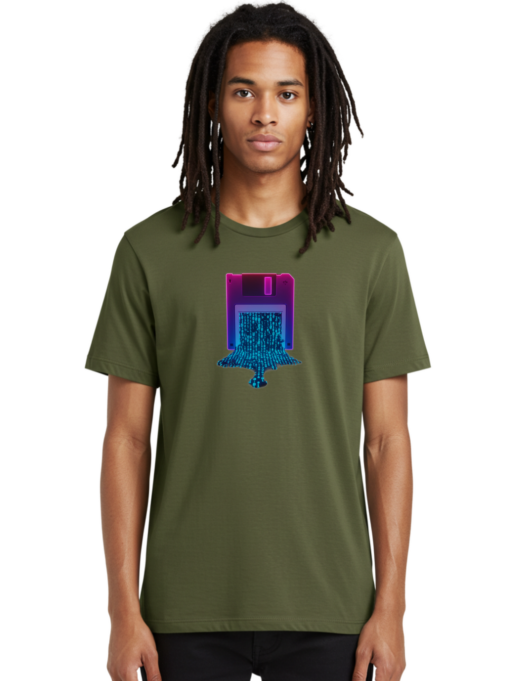 Floppy-Disk-3 Men'S Graphic Tee, 100% Cotton, Comfortable Casual Summer Wear, Machine Washable, Vintage Camera, Old Camera, Antique Camera, Black Camera, Classic Photography, Photography Equipment, Nostalgic Device, Film Camera, Camera Art Bao418