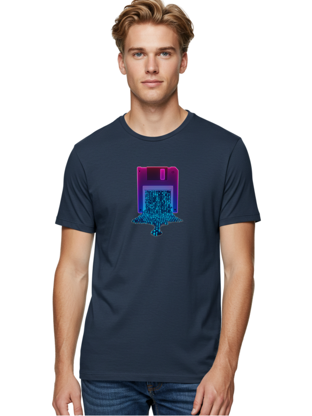 Floppy-Disk-3 Men'S Graphic Tee, 100% Cotton, Comfortable Casual Summer Wear, Machine Washable, Vintage Camera, Old Camera, Antique Camera, Black Camera, Classic Photography, Photography Equipment, Nostalgic Device, Film Camera, Camera Art Bao418