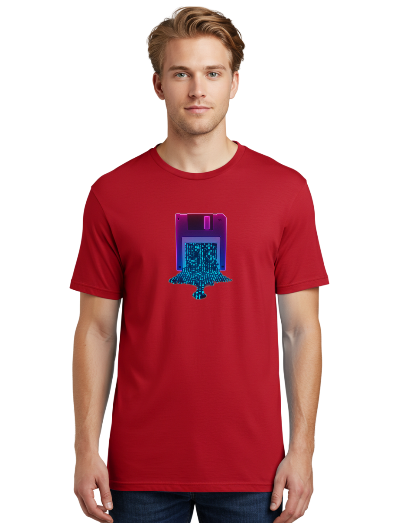 Floppy-Disk-3 Men'S Graphic Tee, 100% Cotton, Comfortable Casual Summer Wear, Machine Washable, Vintage Camera, Old Camera, Antique Camera, Black Camera, Classic Photography, Photography Equipment, Nostalgic Device, Film Camera, Camera Art Bao418