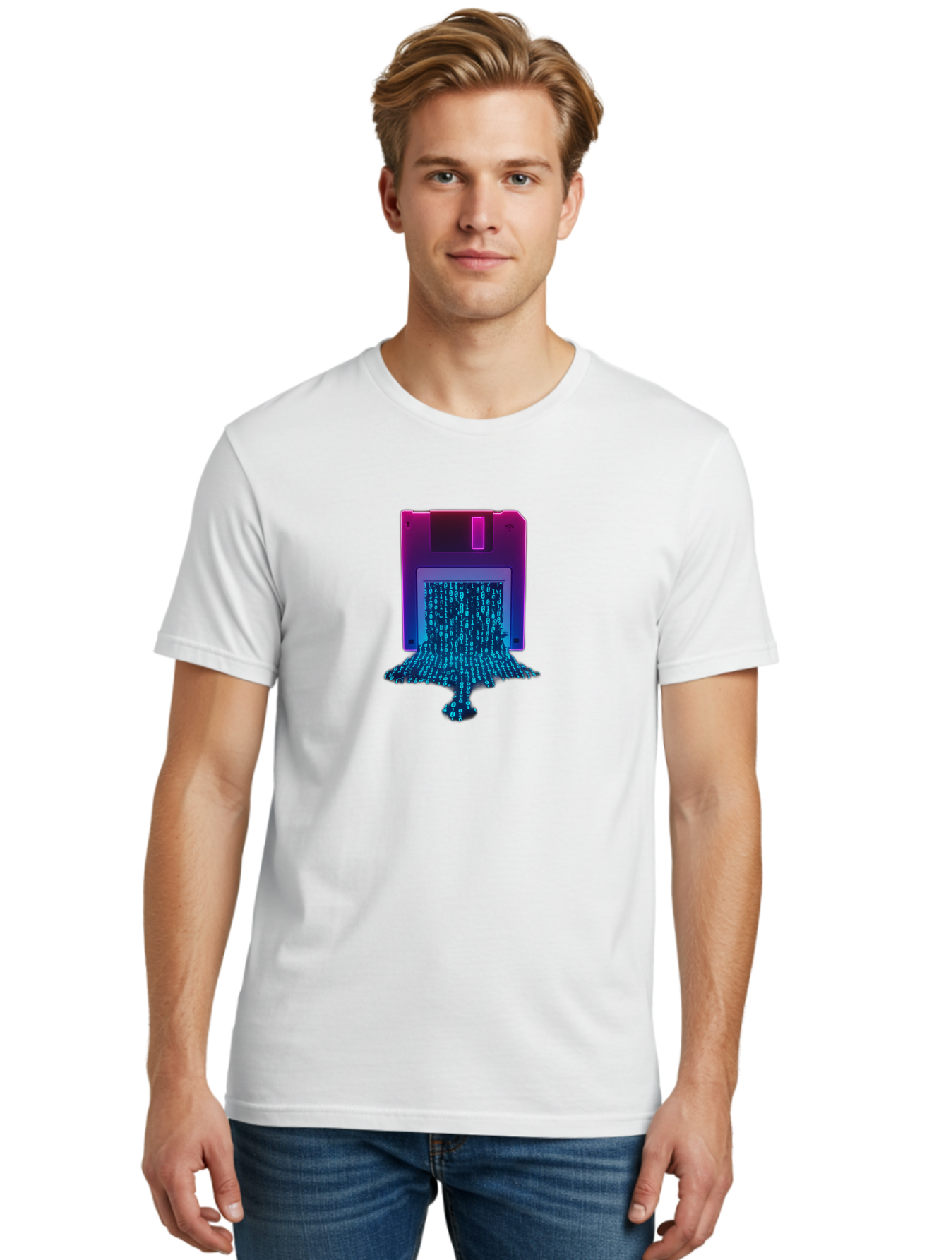 Floppy-Disk-3 Men'S Graphic Tee, 100% Cotton, Comfortable Casual Summer Wear, Machine Washable, Vintage Camera, Old Camera, Antique Camera, Black Camera, Classic Photography, Photography Equipment, Nostalgic Device, Film Camera, Camera Art Bao418