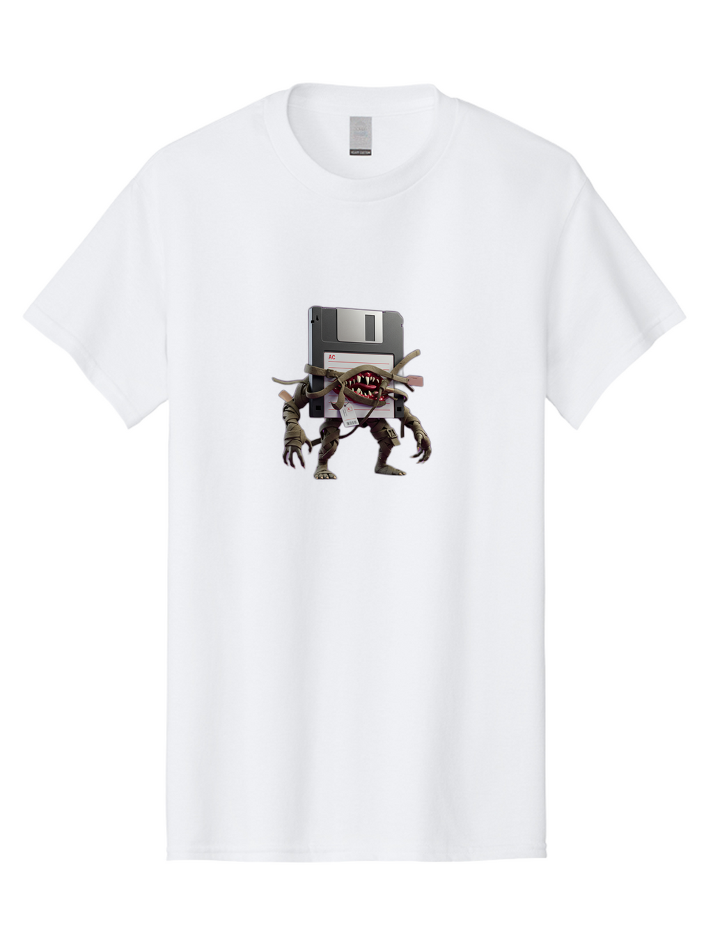 Floppy-Disk-Monster Men'S Graphic Tee, 100% Cotton, Comfortable Casual Summer Wear, Machine Washable, Vintage Camera, Old Camera, Antique Camera, Black Camera, Classic Photography, Photography Equipment, Nostalgic Device, Film Camera, Bao423