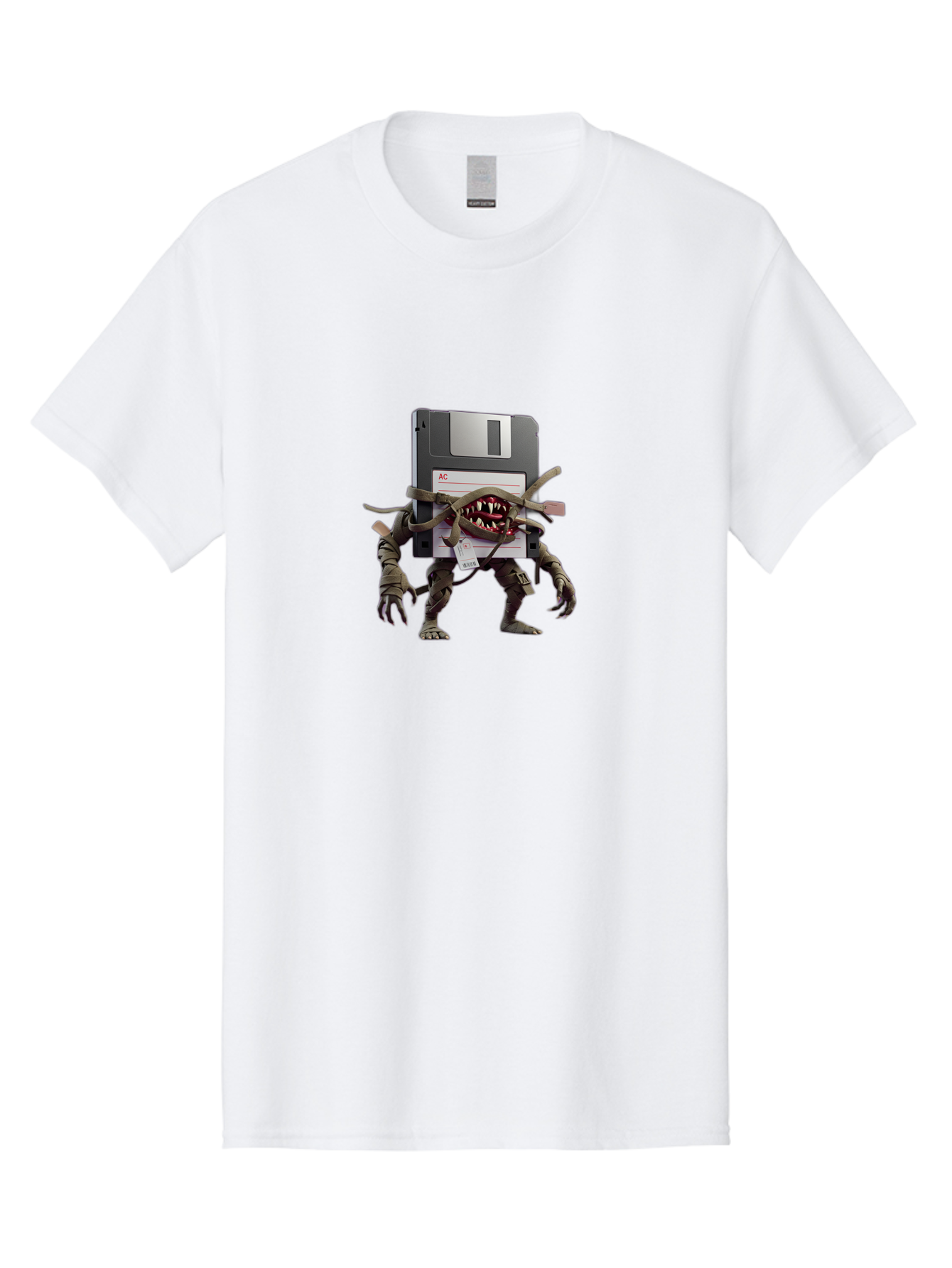 Floppy-Disk-Monster Men'S Graphic Tee, 100% Cotton, Comfortable Casual Summer Wear, Machine Washable, Vintage Camera, Old Camera, Antique Camera, Black Camera, Classic Photography, Photography Equipment, Nostalgic Device, Film Camera, Bao423