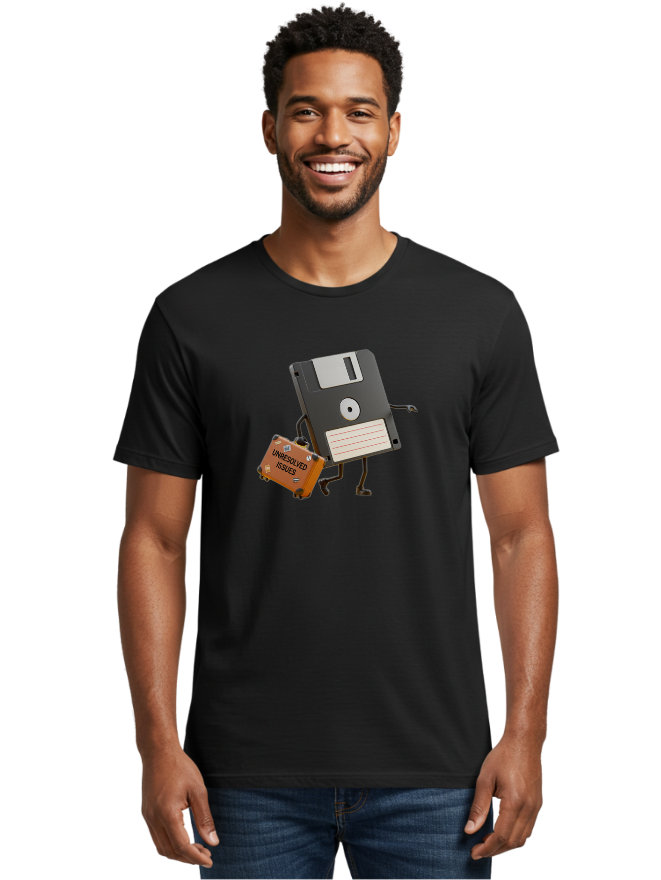 Floppy-Disk Men'S Graphic Tee, 100% Cotton, Comfortable Casual Summer Wear, Machine Washable, Vintage Camera, Old Camera, Antique Camera, Black Camera, Classic Photography, Photography Equipment, Nostalgic Device, Film Camera, Camera Art Bao427