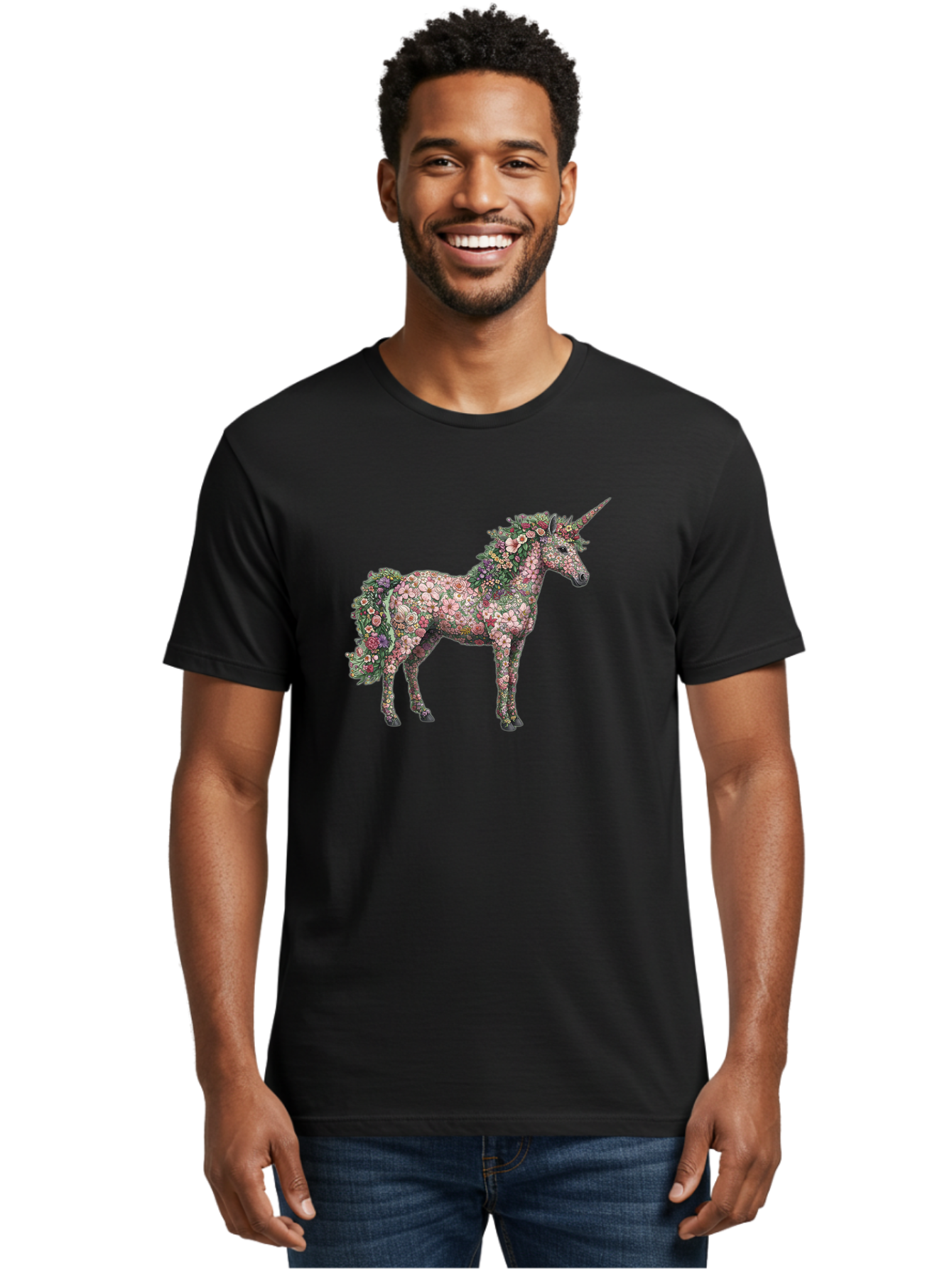 Floral-Unicorn Men'S Graphic Tee, 100% Cotton, Comfortable Casual Summer Wear, Machine Washable, Vintage Camera, Old Camera, Antique Camera, Black Camera, Classic Photography, Photography Equipment, Nostalgic Device, Film Camera, Camera Art Bao429