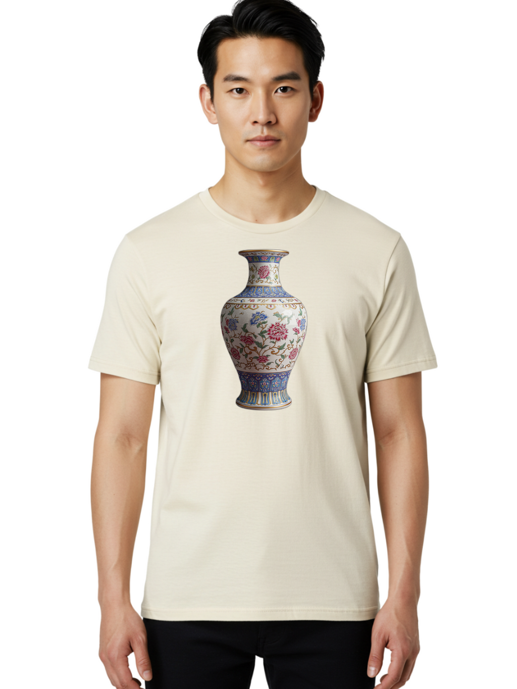 Floral-Vase Men'S Graphic Tee, 100% Cotton, Comfortable Casual Summer Wear, Machine Washable, Vintage Camera, Old Camera, Antique Camera, Black Camera, Classic Photography, Photography Equipment, Nostalgic Device, Film Camera, Camera Art Bao430
