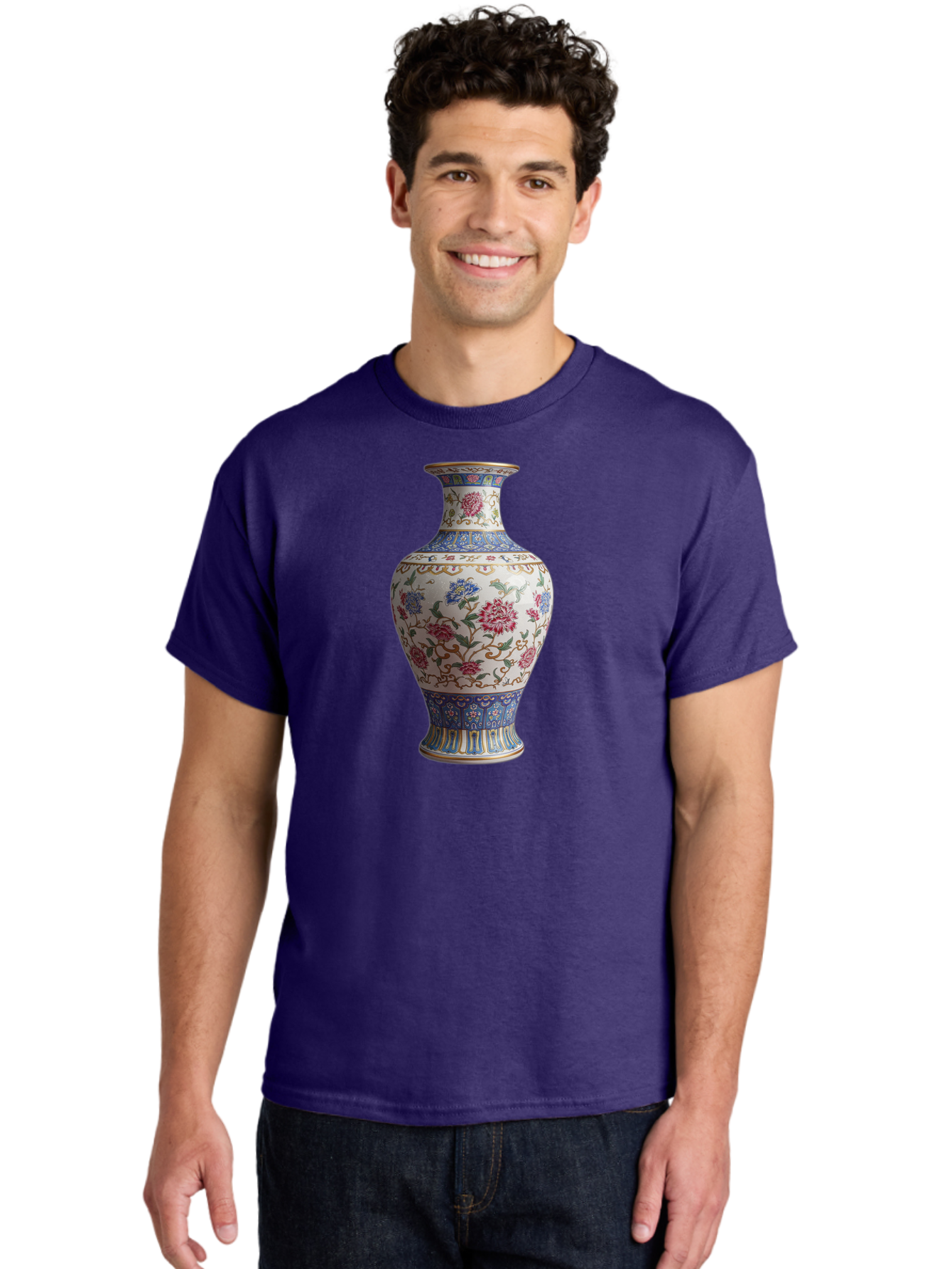 Floral-Vase Men'S Graphic Tee, 100% Cotton, Comfortable Casual Summer Wear, Machine Washable, Vintage Camera, Old Camera, Antique Camera, Black Camera, Classic Photography, Photography Equipment, Nostalgic Device, Film Camera, Camera Art Bao430