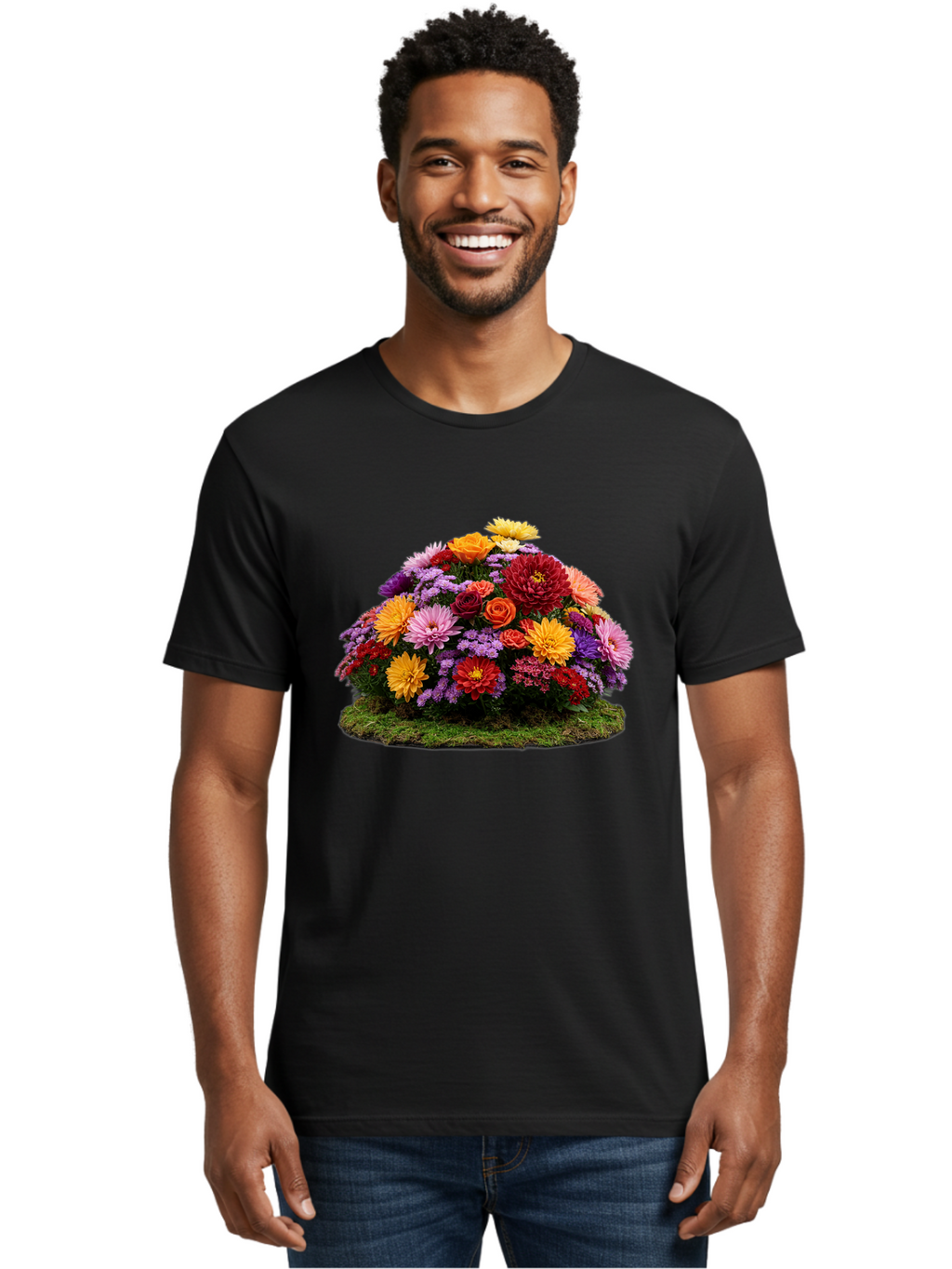 Flower-Arrangement Men'S Graphic Tee, 100% Cotton, Comfortable Casual Summer Wear, Machine Washable, Vintage Camera, Old Camera, Antique Camera, Black Camera, Classic Photography, Photography Equipment, Nostalgic Device, Film Camera, Bao431