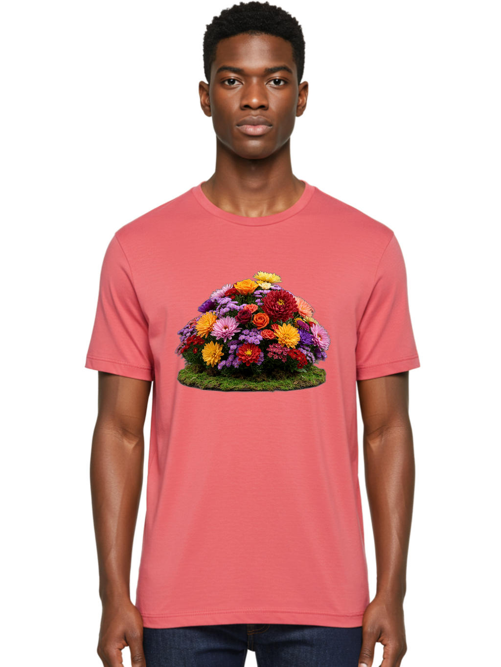 Flower-Arrangement Men'S Graphic Tee, 100% Cotton, Comfortable Casual Summer Wear, Machine Washable, Vintage Camera, Old Camera, Antique Camera, Black Camera, Classic Photography, Photography Equipment, Nostalgic Device, Film Camera, Bao431