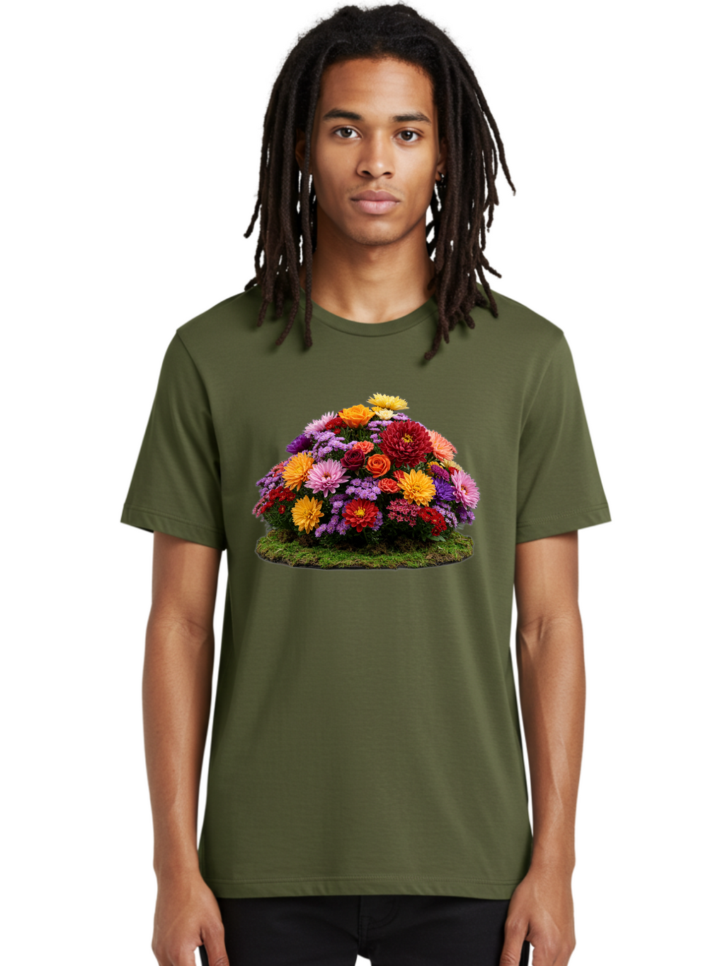 Flower-Arrangement Men'S Graphic Tee, 100% Cotton, Comfortable Casual Summer Wear, Machine Washable, Vintage Camera, Old Camera, Antique Camera, Black Camera, Classic Photography, Photography Equipment, Nostalgic Device, Film Camera, Bao431