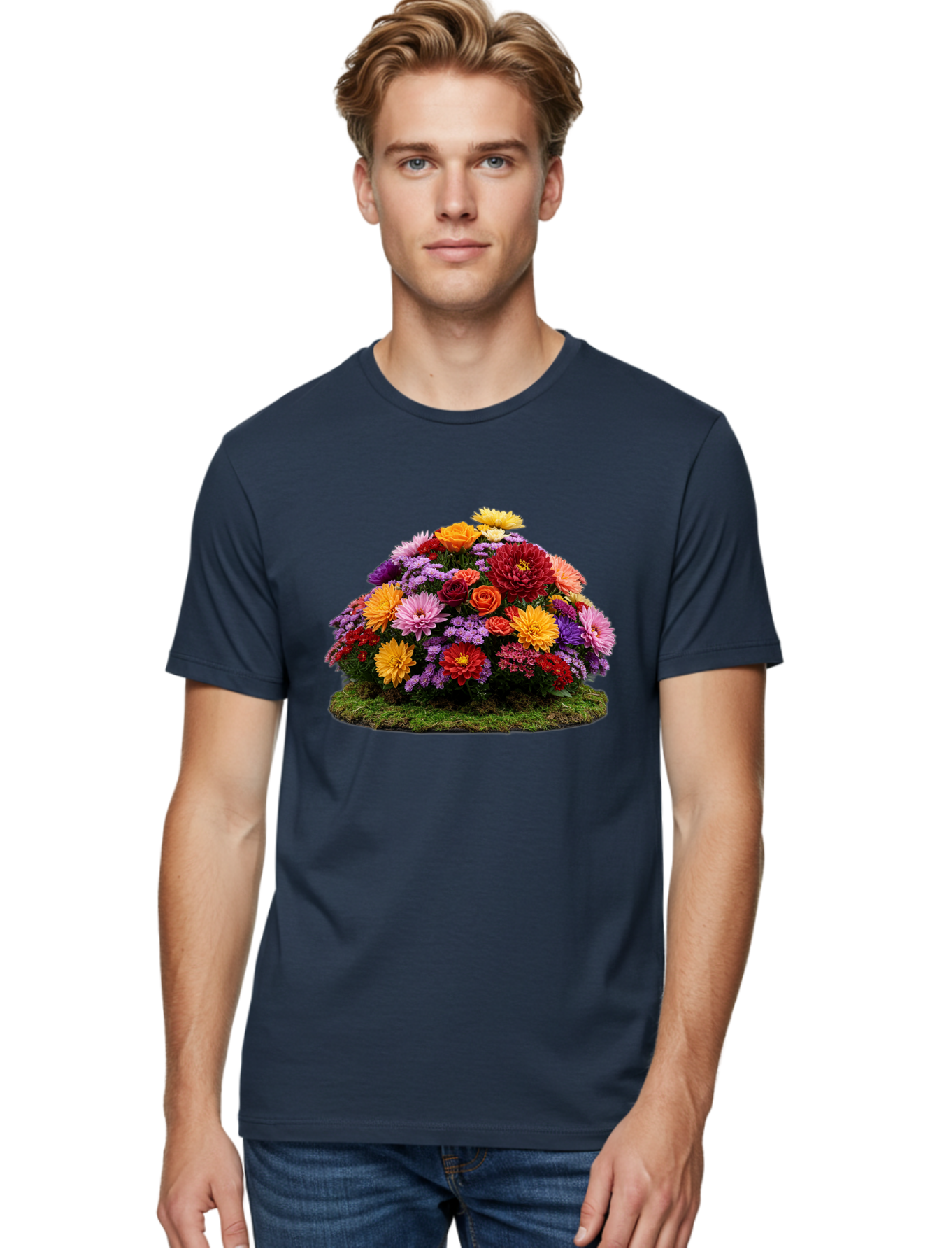 Flower-Arrangement Men'S Graphic Tee, 100% Cotton, Comfortable Casual Summer Wear, Machine Washable, Vintage Camera, Old Camera, Antique Camera, Black Camera, Classic Photography, Photography Equipment, Nostalgic Device, Film Camera, Bao431
