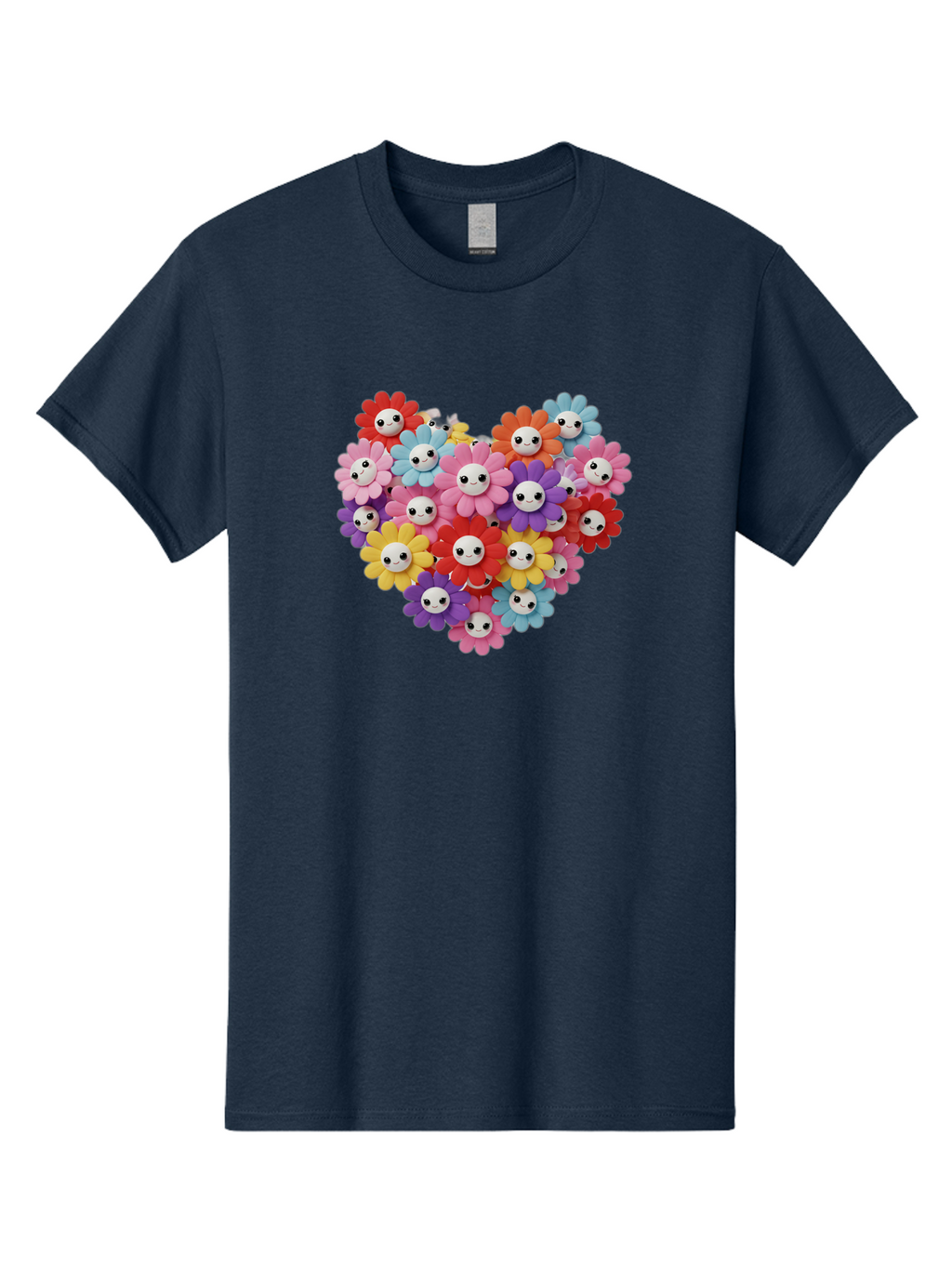 Flower-Faces-Heart Men'S Graphic Tee, 100% Cotton, Comfortable Casual Summer Wear, Machine Washable, Vintage Camera, Old Camera, Antique Camera, Black Camera, Classic Photography, Photography Equipment, Nostalgic Device, Film Camera, Bao432