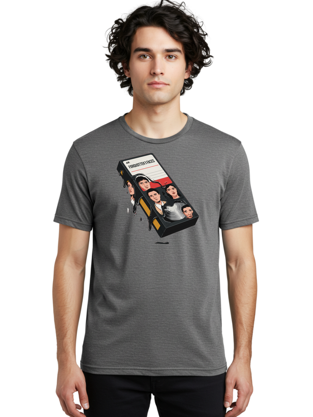 Forgotten-Faces Men'S Graphic Tee, 100% Cotton, Comfortable Casual Summer Wear, Machine Washable, Vintage Camera, Old Camera, Antique Camera, Black Camera, Classic Photography, Photography Equipment, Nostalgic Device, Film Camera, Camera Art Bao436