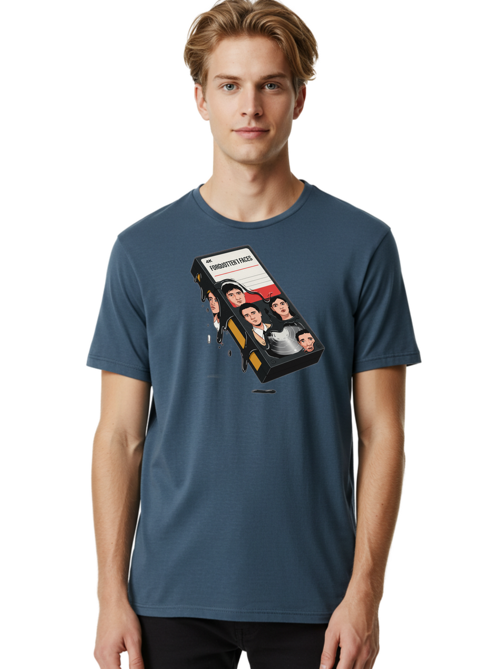 Forgotten-Faces Men'S Graphic Tee, 100% Cotton, Comfortable Casual Summer Wear, Machine Washable, Vintage Camera, Old Camera, Antique Camera, Black Camera, Classic Photography, Photography Equipment, Nostalgic Device, Film Camera, Camera Art Bao436